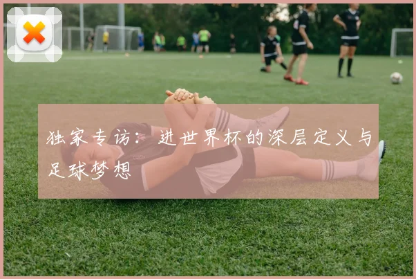 独家专访：进世界杯的深层定义与足球梦想